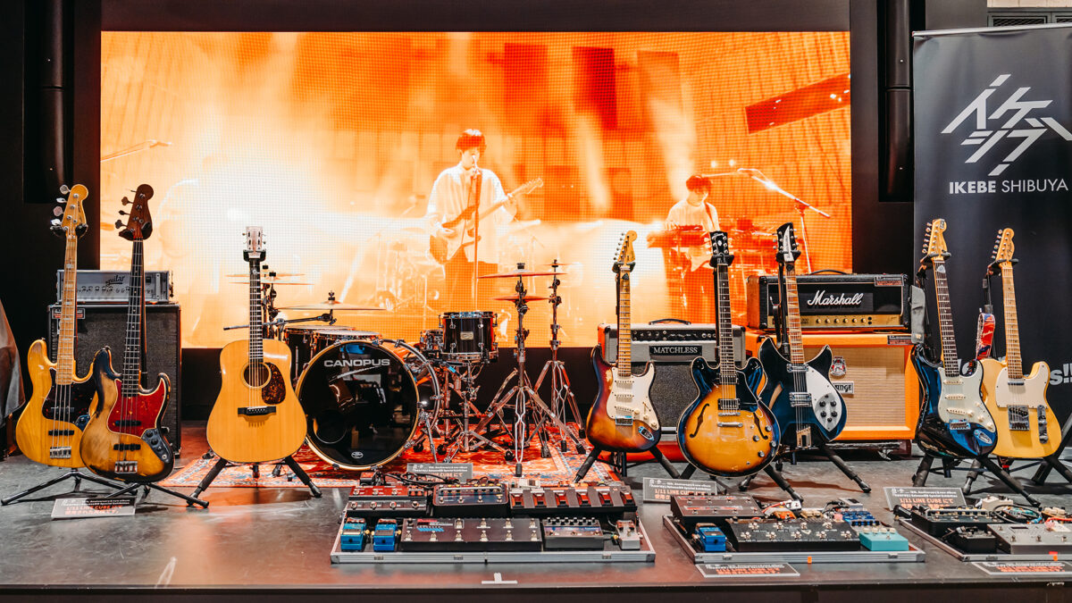 機材レポート｜androp×イケシブ presents 15th. Anniversary & new album『hooray』Release記念 Special Exhibition